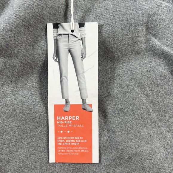 Old Navy Womens Pants Gray Size 12 Harper Mid Rise Stretch Polyester Blend NWT - Picture 3 of 9
